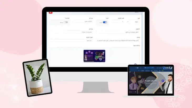 ملامح الشريط البارز لنظام الشرائح في 2ooly CMS